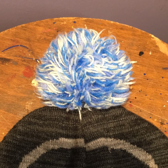 Rock ON beanie toboggan Pom Pom winter cap kids themed hat - Picture 3 of 9